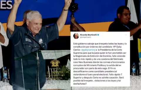 Martinelli: 'José Gabriel Carrizo tras la saga para inhabilitarme'