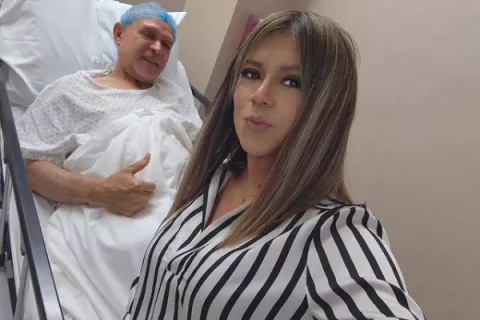 Susan Castillo es criticada por exponer a su esposo en redes