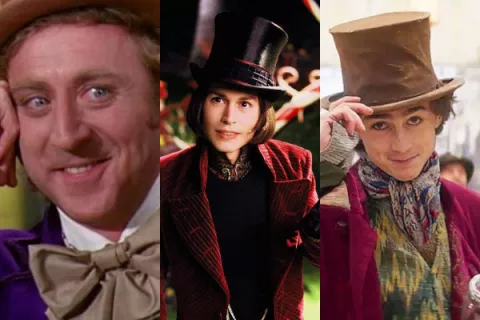 Actores que han interpretado a Willy Wonka