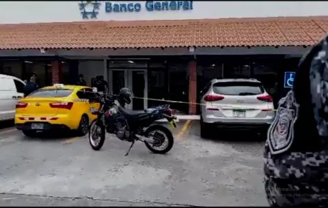 Asaltan sucursal de Banco General ubicada en El Ingenio