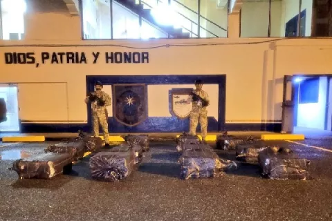 Incautan más de mil paquetes de droga en dos operativos