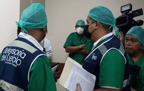 Defensoría insta al Minsa a solucionar anomalías en hospital
