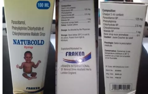 Jarabe contaminado Naturcold no está registrado en Panamá