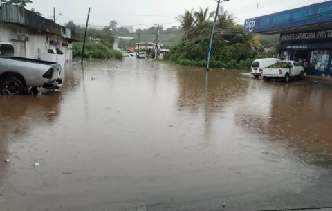 Más de 15 casas inundadas por fuerte lluvia en La Chorrera 