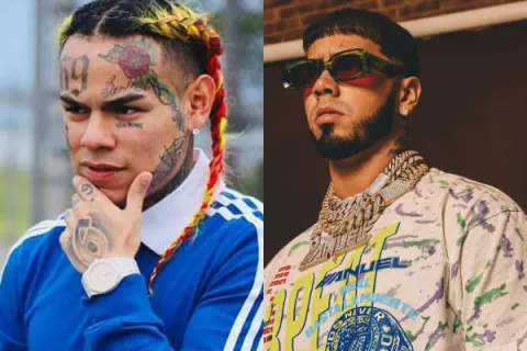 Tekashi instó a Anuel AA a olvidar todo y a 'fajarse'