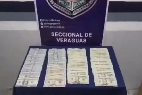 Incautan más de 22 mil dólares dentro de un auto en Veraguas
