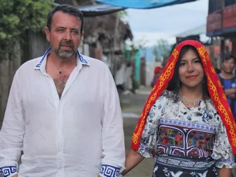 Ana Blanco causa revuelo tras su boda en Guna Yala