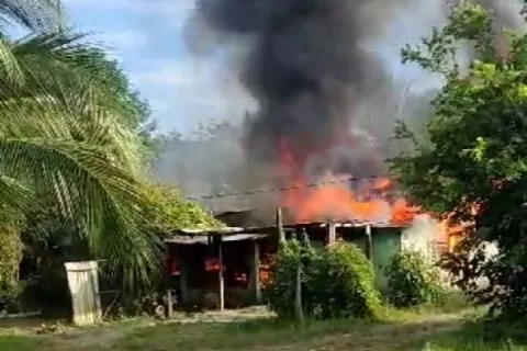 ¡Tristeza! Adulto mayor muere calcinado en su casa en Barú