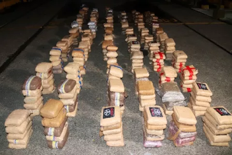 Senan decomisa 345 paquetes de droga en Las Cruces, Capira