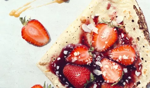 Crepas: Opciones saludables y ricas en fibra