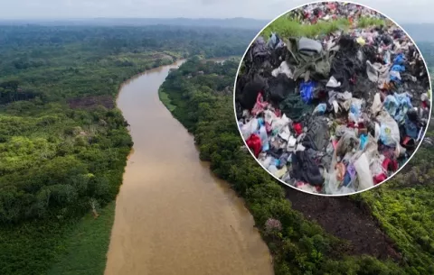 Kilométrica frontera dificulta recoger basura de migrantes