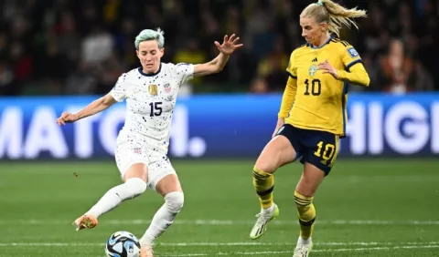 Estados Unidos fuera; Rapinoe en mal día