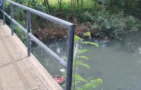 Quebrada está completamente contaminada en Chitré
