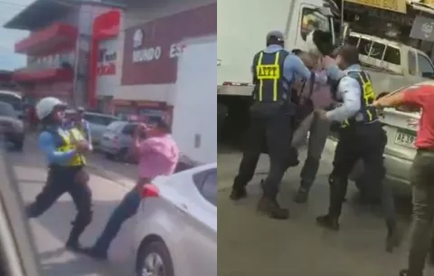 Separan del cargo a inspector de la ATTT implicado en pelea