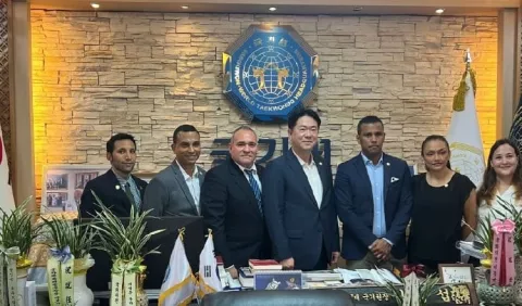 Kukkiwon de Corea del Sur y el taekwondo panameño en acuerdo