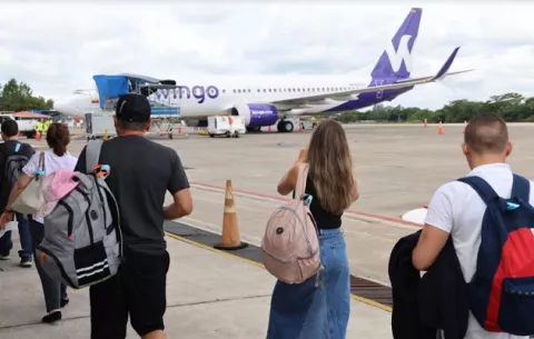 Wingo estrena su primer vuelo entre Panamá Pacífico y David