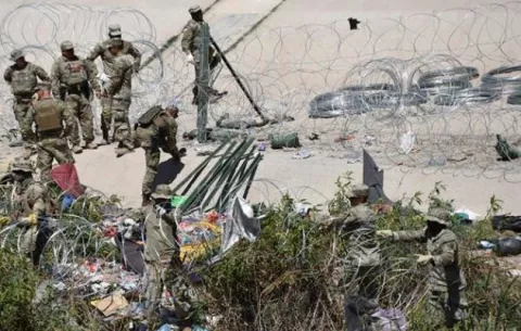 Disuelven campamento de migrantes en Ciudad Juárez