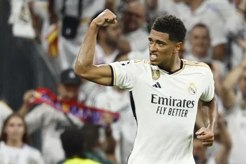 Bellingham dio triunfo al Real Madrid en la Champions 