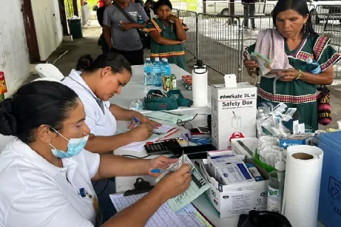 Establecen puesto de vigilancia sanitaria migración indígena
