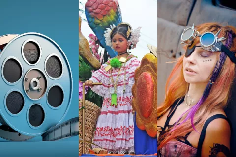 Agenda cultural: Cine, folclore y anime