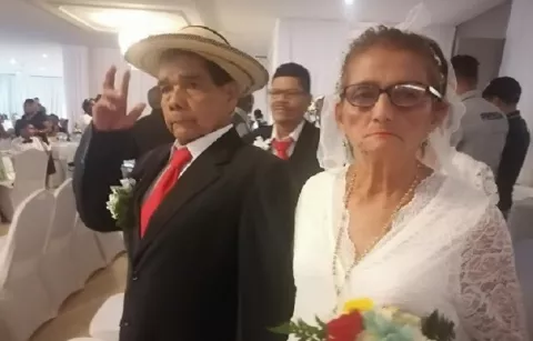 Boda masiva hacen en Colón con el auspicio de la Alcaldía
