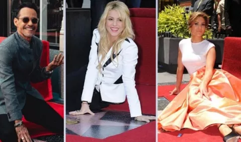 Artistas que están en el Paseo de la Fama