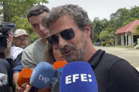 Primera visita de Rodolfo Sancho a su hijo Daniel en prisión