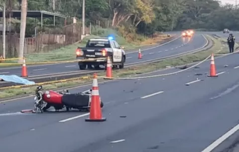 Dejan detenido conductor que impactó a motorizado en Herrera
