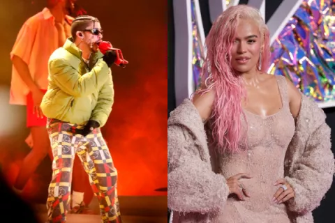 Bad Bunny y Karol G, los artistas más escuchados en España