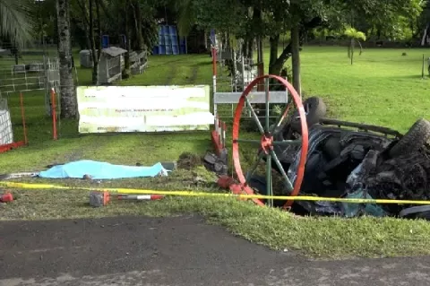 Un muerto por vuelco y colisión en el distrito de Boquerón