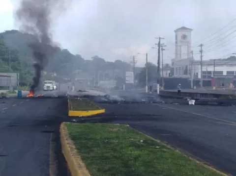 Protesta social es tomada por antisociales en Colón 