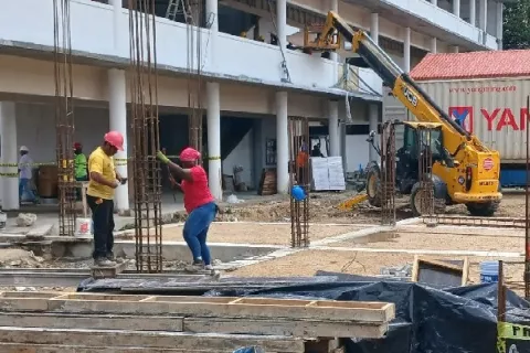 Obras sociales de Colón registran cierto grado de avance