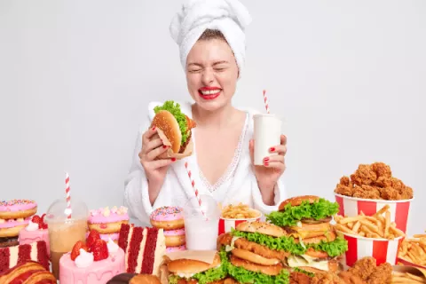 Comida chatarra y sus efectos en la salud mental