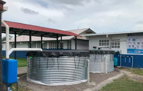 Escuela de Lluvia permitirá captar  570,000 litros de agua