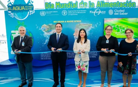 FAO concientiza sobre agua y la alimentación en Panamá