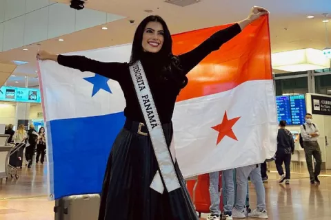 Linette Clément llegó a Tokio para el Miss International