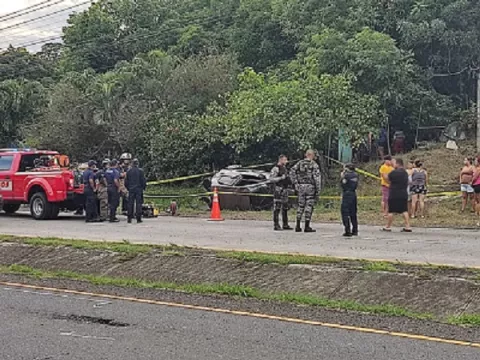 Un muerto y dos heridos en accidente de tránsito en Chame 
