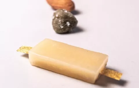 Crean la primera batería comestible; tiene almendras y algas