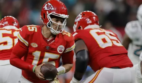 Chiefs contra Dolphins es el partido más visto.  