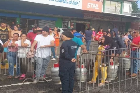 Distribución del tanque de gas se quedó corta en Chiriquí