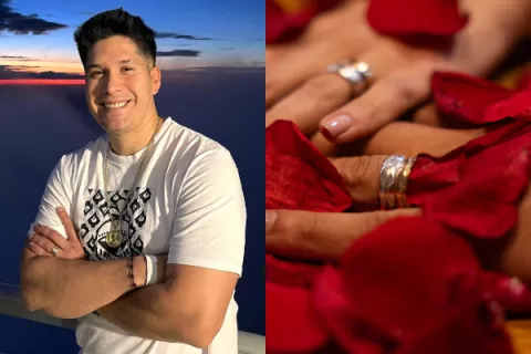 Chyno Miranda se casó con Astrid Falcón en Acción de Gracias