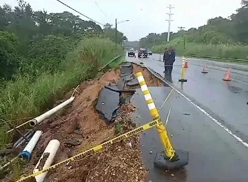  Moradores de Nueva Providencia exigen al MOP arreglar daño