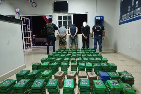 Decomisan 524 kilos de droga en dos sectores de Panamá Oeste