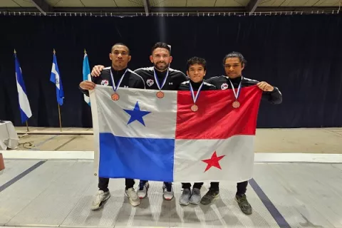 Panamá suma 10 medallas en el Centroamericano de Esgrima