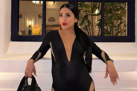 Jacky Guzmán tuvo su noche de salida con bebé London