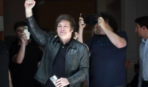 Javier Milei, de  guardameta a ser presidente de Argentina