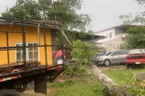 Oeste afectada por las lluvias, hay un aviso de prevención