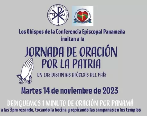 Iglesia católica realizará jornada de oración por la patria
