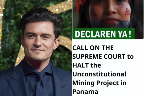Orlando Bloom se une al clamor de los panameños