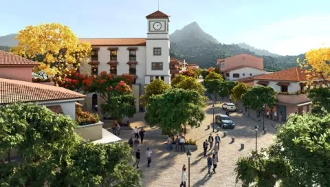 Proyecto urbanístico que conecta a la mina con dos ministros